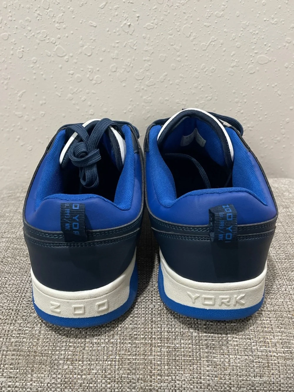 Zoo York Navy White and Blue Hundred Sneakers Size 13 New Without Box - Picture 4 of 9